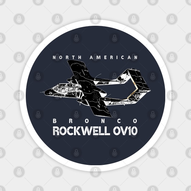 Rockwell OV10 Bronco Magnet by aeroloversclothing